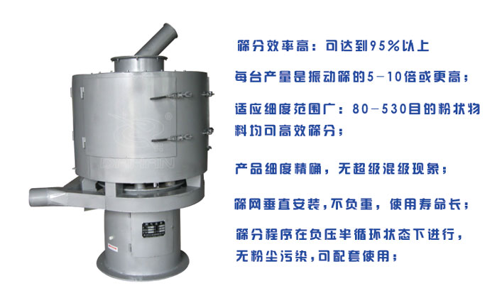 1000型立式氣流篩性能特點(diǎn)