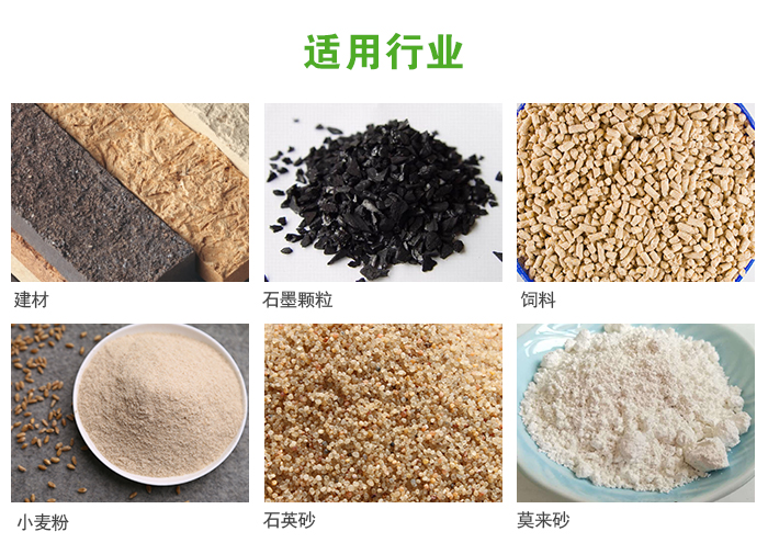 高頻振動篩主要用于化工，建材，石墨顆粒，飼料，小麥粉，石英砂，豆?jié){，果汁等各種物料的干法、濕法篩分、分級、脫水，過濾。