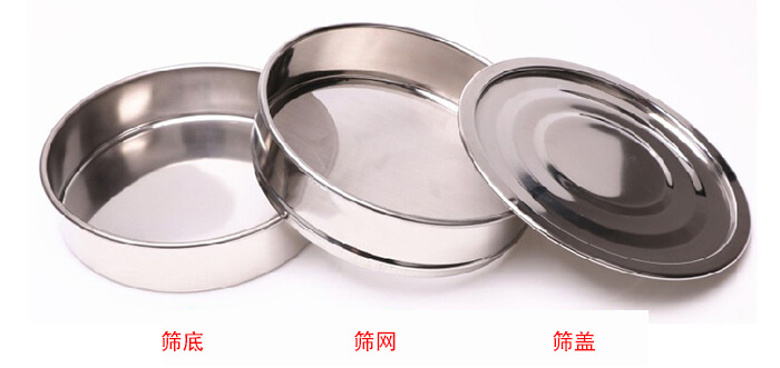 篩底，篩網，篩蓋展示圖